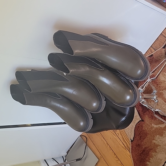 🎉HP🎉NWT ZARA LEATHER ANKLE BOOTS - Picture 10 of 17
